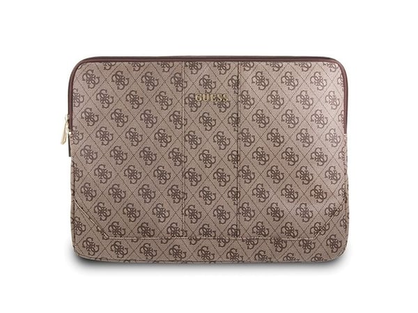 Guess Sleeve GUCS134GB 13" brazowy /brown 4G UPTOWN
