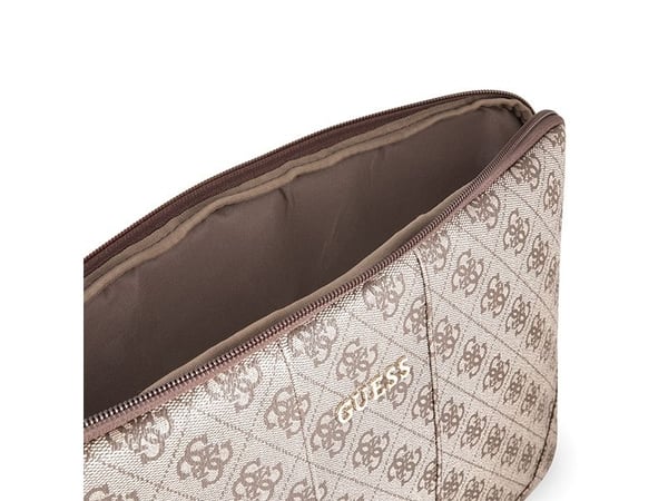 Guess Sleeve GUCS134GB 13" brazowy /brown 4G UPTOWN