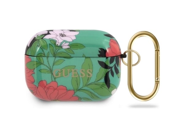 Guess GUACAPTPUBKFL01 deksel til AirPods Pro - grønn/grønn N.1 Flower Collection