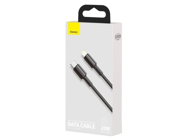 Baseus CATLGD-01, 1 m, Lightning, USB C, Hankontakt, Hankontakt, Svart