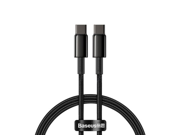 Baseus 6953156232051, 1 m, USB C, USB C, USB 2.0, 480 Mbit/s, Lajittelu