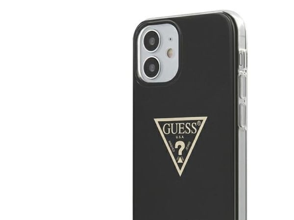 Guess GUHCP12SPCUMPTBK iPhone 12 mini 5,4" czarny/black hardcase Metallic Collection
