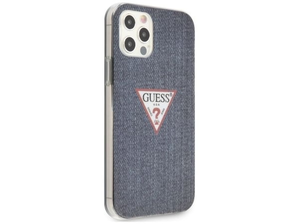 Guess Guess Denim Triangle Dk - iPhone 12 Pro Max Case (tummansininen) universaali