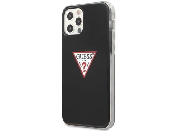 Guess GUHCP12MPCUCTLBK iPhone 12/12 Pro 6,1" czarny/black hardcase Triangle Collection