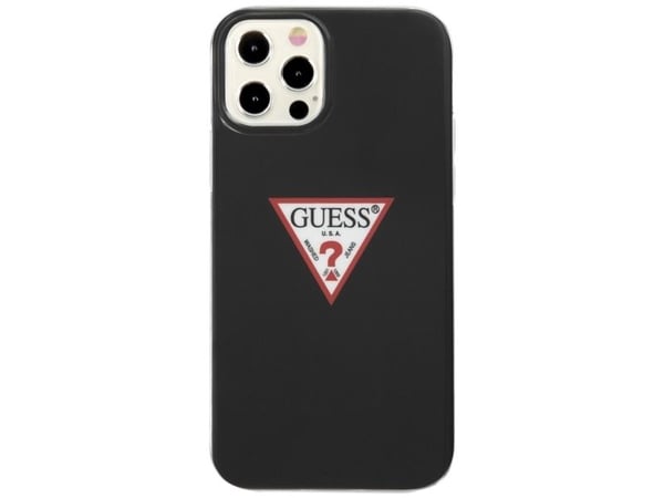 Guess GUHCP12MPCUCTLBK iPhone 12/12 Pro 6,1" czarny/black hardcase Triangle Collection