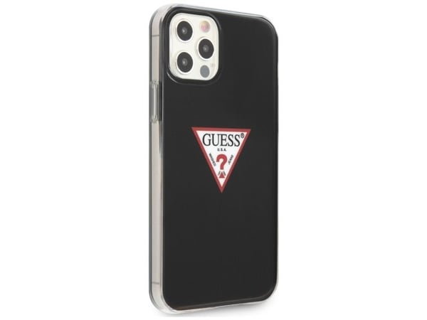 Guess GUHCP12MPCUCTLBK iPhone 12/12 Pro 6,1" czarny/black hardcase Triangle Collection