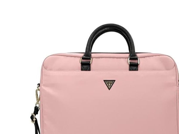 Guess Bag GUCB15NTMLLP 16" rosa/rosa Nylon Triangle Logo