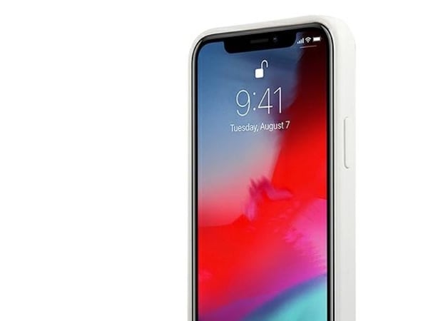 Hurtel Guess GUHCP12SLSLMGWH iPhone 12 mini 5,4" vit/vit hårdcase i metall logga script