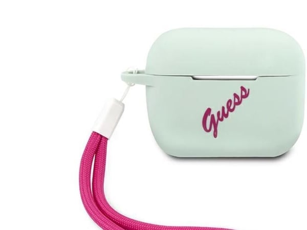 Gjett GUACAPLSVSBF AirPods Pro deksel niebieski fuksja/blå fuschia Silikon Vintage