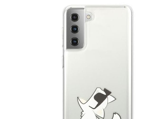 Hurtel Karl Lagerfeld Choupette fun-skal till Samsung Galaxy S21+ - transparent