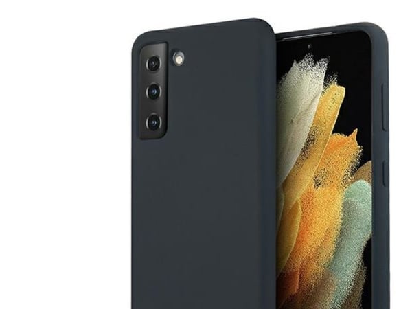 BMW silikon Signature-deksel til Samsung Galaxy S21+ - navyblå