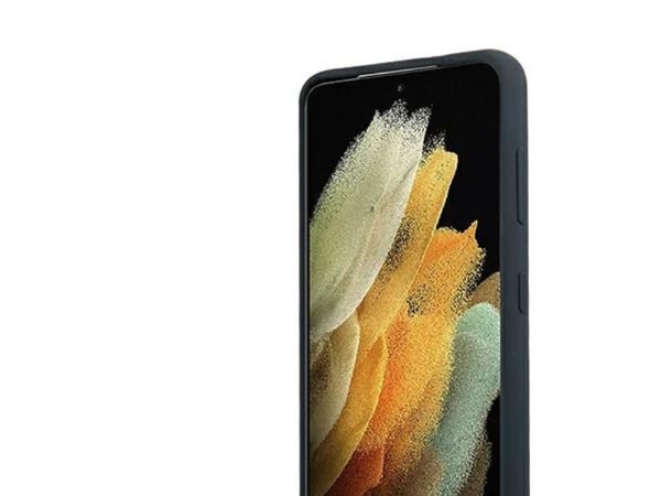 BMW silikon Signature-deksel til Samsung Galaxy S21+ - navyblå