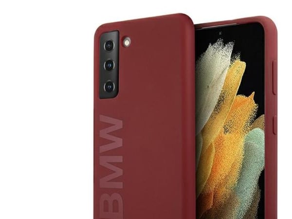 Samsung Galaxy S21 Plus BMW dekaler i silikon Signature Logo (BMHCS21MSLBLRE) rød