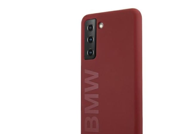 Samsung Galaxy S21 Plus BMW dekaler i silikon Signature Logo (BMHCS21MSLBLRE) rød