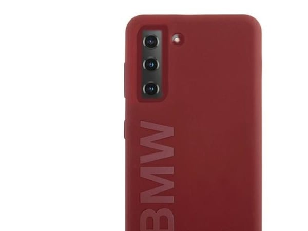 Samsung Galaxy S21 Plus BMW dekaler i silikon Signature Logo (BMHCS21MSLBLRE) rød