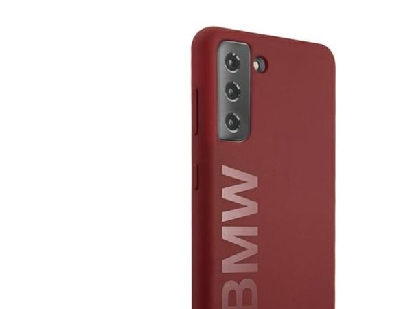Samsung Galaxy S21 Plus BMW dekaler i silikon Signature Logo (BMHCS21MSLBLRE) rød