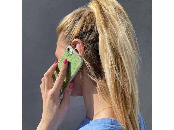 Wozinsky Wozinsky Star Glitter glitter glitter kotelo kansi Samsung Galaxy A72 4G vihreä