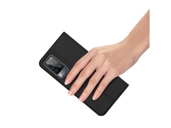 Dux Ducis Dux Ducis Skin Pro hylsterdeksel med klaff Vivo X60 svart