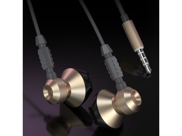 Dudao metallkablede in-ear-hodetelefoner 3,5 mm mini-jack grå (X2C-Grå)