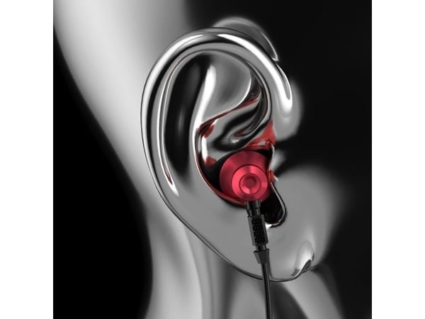 Dudao metallkablede in-ear-hodetelefoner 3,5 mm mini-jack grå (X2C-Grå)