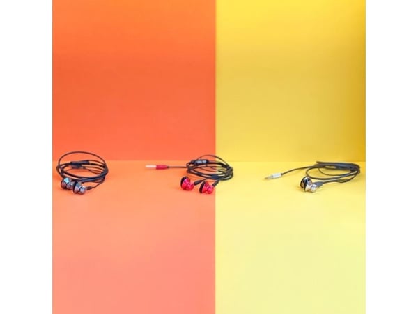 Dudao trådbundna in-ear hörlurar 3,5 mm mini-jack grå (X2C-Gray) (x2)
