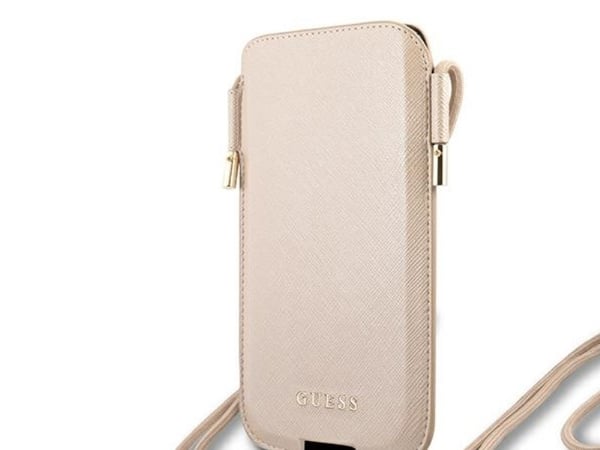 Guess Håndveske GUHCP12MSAPSLG 6,1" gull/gull Saffiano