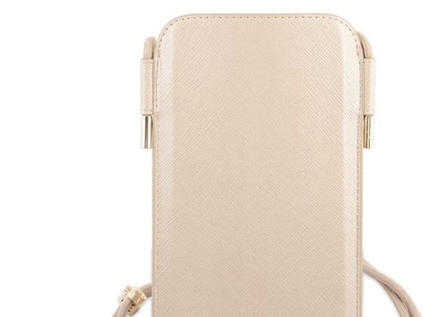 Guess Håndveske GUHCP12MSAPSLG 6,1" gull/gull Saffiano