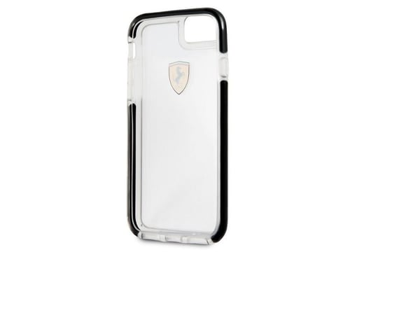 Ferrari On Track - Baksidedeksel for mobiltelefon - TPE - svart - for Apple iPhone 7, 8