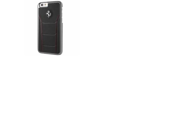 Ferrari FESEHCP6BKR, Suojus, Apple, iPhone 6/6s, 11,9 cm (4.7"), Musta, Punainen, Hopea