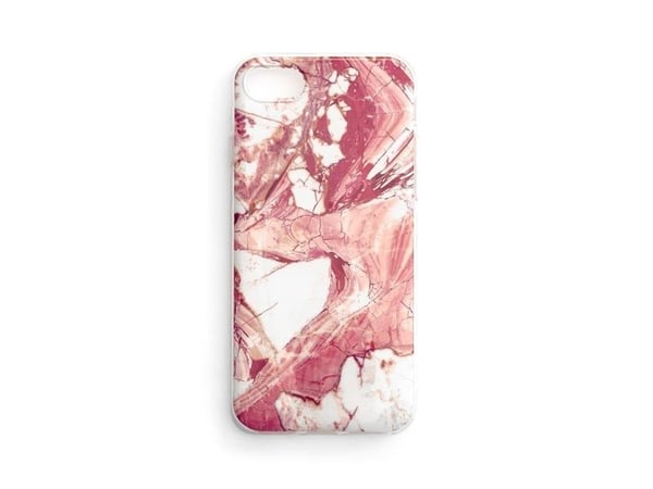 Wozinsky marmor TPU-deksel til Xiaomi Mi 11i / Poco F3 - rosa