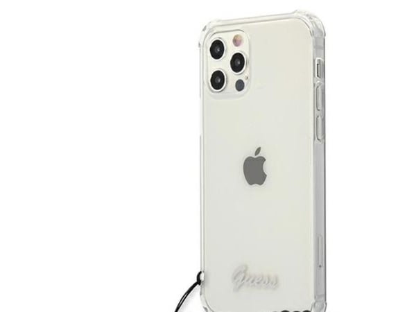 Guess GUHCP12LKPSBK iPhone 12 Pro Max 6,7" transparent hardcase - Black Pearl