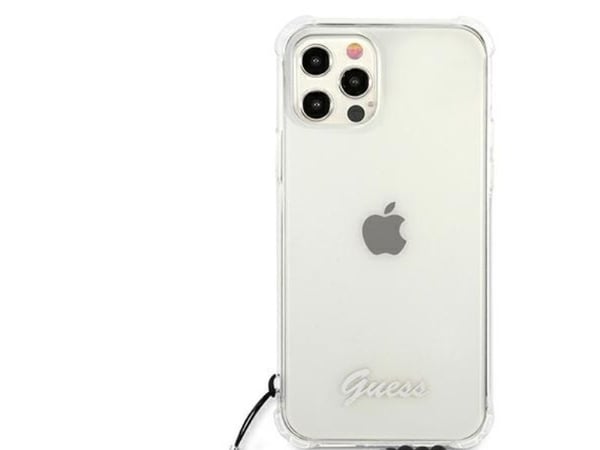 Guess GUHCP12LKPSBK iPhone 12 Pro Max 6,7" transparent hardcase - Black Pearl