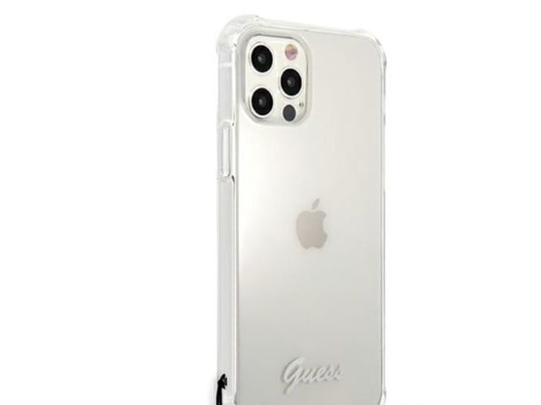 Guess GUHCP12LKPSBK iPhone 12 Pro Max 6,7" transparent hardcase - Black Pearl
