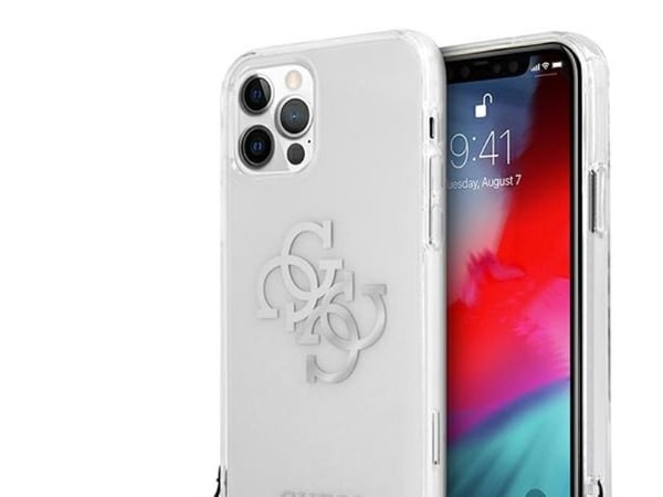 Guess GUHCP12LKS4GSI hardcase til iPhone 12 Pro Max 6,7" - transparent 4G Silver Charms Collection