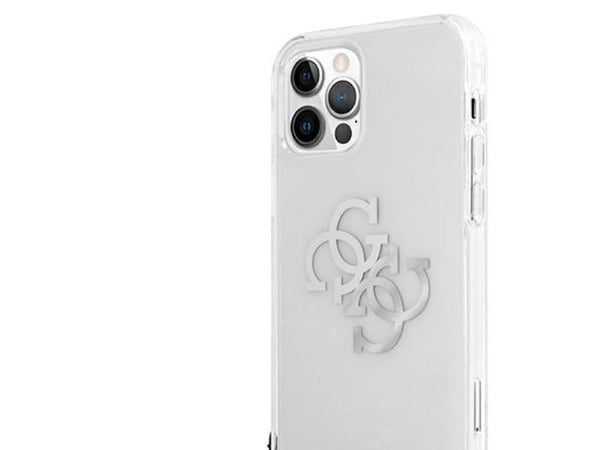 Guess GUHCP12LKS4GSI hardcase til iPhone 12 Pro Max 6,7" - transparent 4G Silver Charms Collection