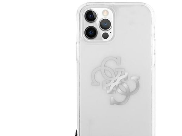 Guess GUHCP12LKS4GSI hardcase til iPhone 12 Pro Max 6,7" - transparent 4G Silver Charms Collection