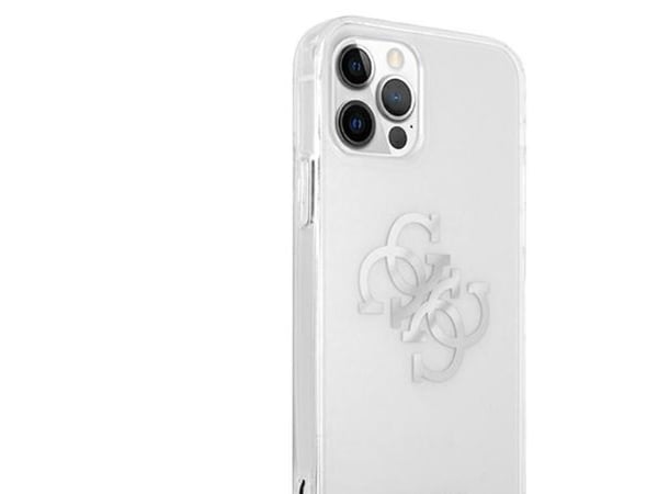 Guess GUHCP12LKS4GSI hardcase til iPhone 12 Pro Max 6,7" - transparent 4G Silver Charms Collection