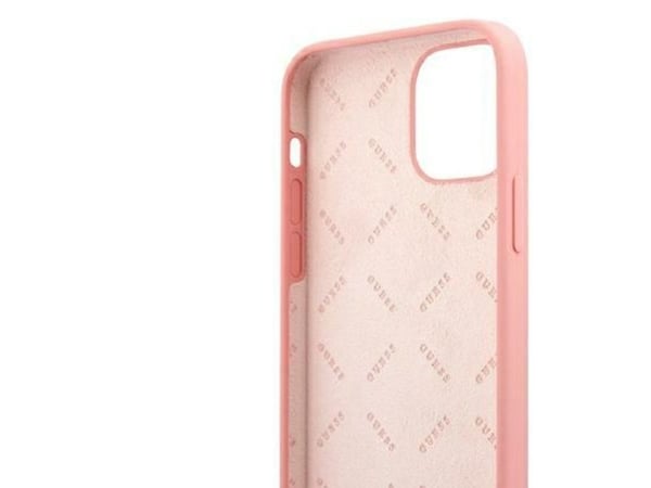 Guess GUHCP12LLSPEWPI iPhone 12 Pro Max 6,7" rózowy/pink hard case Peony Collection