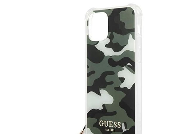 Guess GUHCP12MKSARKA iPhone 12/12 Pro 6.1" hårdskal grön/kaki camo