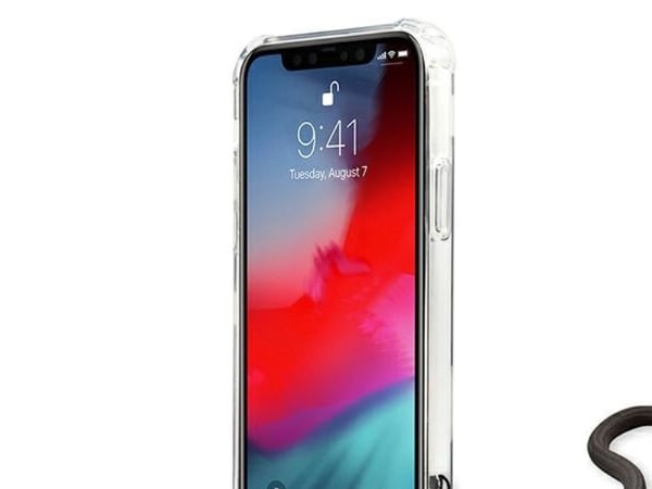 Guess Marble Collection-deksel til iPhone 12 / iPhone 12 Pro - Grå