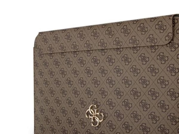 Hurtel Guess 4G Big Logo-etui til 13" laptop - brun