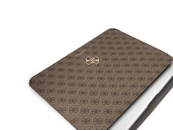 Hurtel Guess 4G Big Logo-etui til 13" laptop - brun