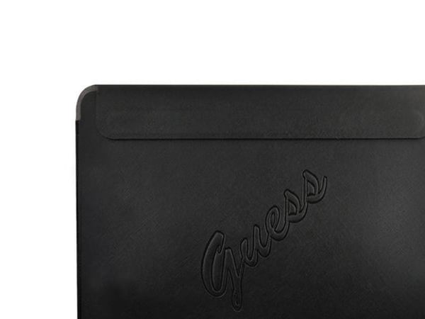 Guess Bag Guess Sleeve GUCS13PUSASBK 13 tommer svart/svart Saffiano Script