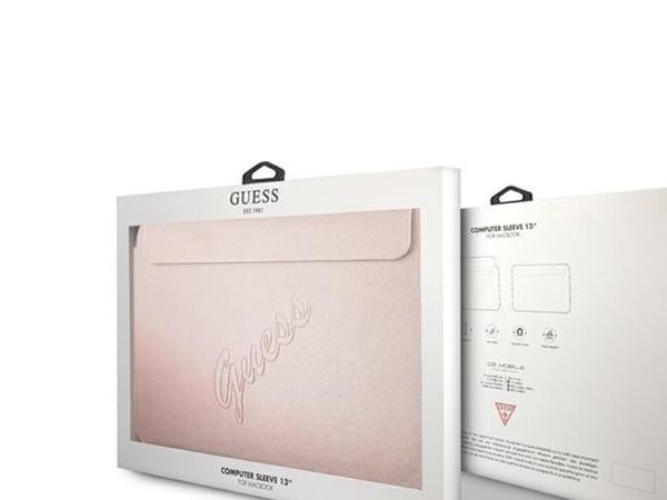 Guess hihassa GUCS13PUSASPI 13&amp;amp;quot; vaaleanpunainen Saffiano Script