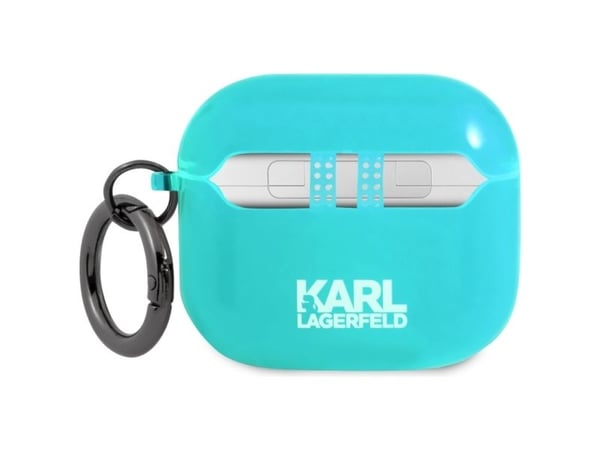 Karl Lagerfeld Choupette-deksel til AirPods 3 - blå
