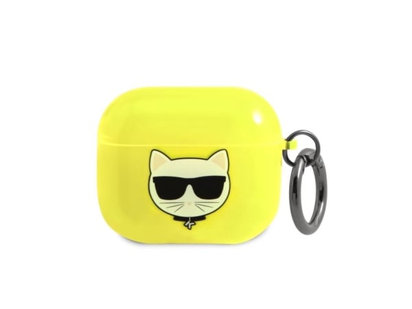 Karl Lagerfeld AIRPODS PRO KLA3UCHFY silikonbeskyttelsesdeksel gul