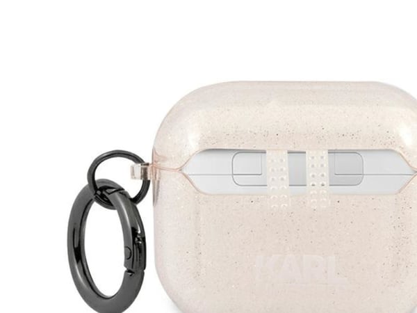 Karl Lagerfeld Glitter Choupette-skal för AirPods 3 - Guld