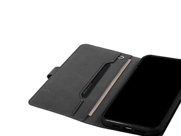 Uniq UNIQ case book Journa iPhone 12/12 Pro 6.1 "gray/dark gray