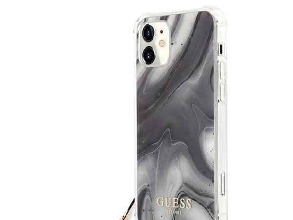 Guess GUHCP12SKSMAGR iPhone 12 mini 5,4" grå/grå hardcase Marble Collection