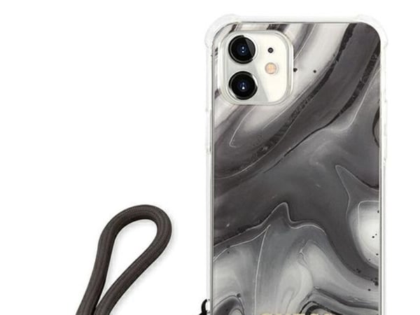Guess GUHCP12SKSMAGR iPhone 12 mini 5,4" grå/grå hardcase Marble Collection